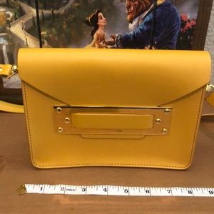 Sophie Hulme Mini Milner Crossbody Bag Yellow